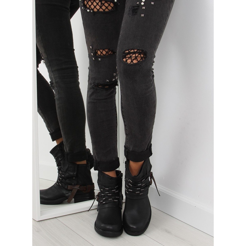 Crne ženske čizme za radnu snagu FM567 Crna 2