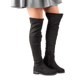 Seastar Ravne čizme za bedra crno 1