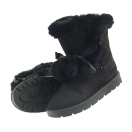 Crni Emusy Mukluki s pompom crna 4