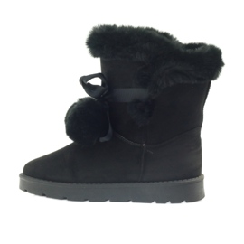 Crni Emusy Mukluki s pompom crna 2