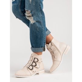 SDS Ženske rock čizme smeđa 2