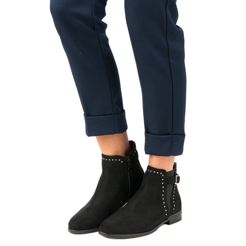 Super Me Niske jesenske čizme crno 2