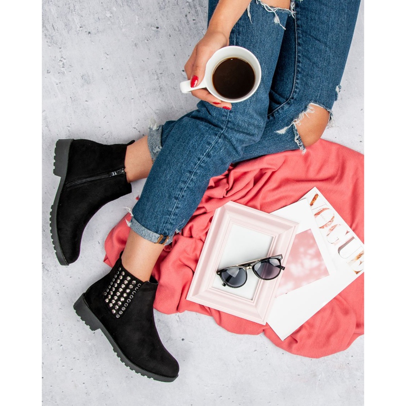 Queen Vivi Elegantne čizme Chelsea crna 1