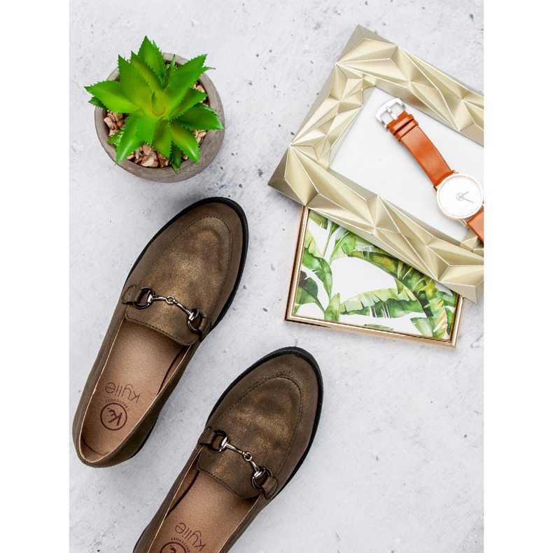 Kylie Elegantne mokasine zelena 2