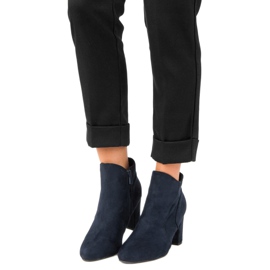 Kylie Elegantne čizme od antilopa plava 1