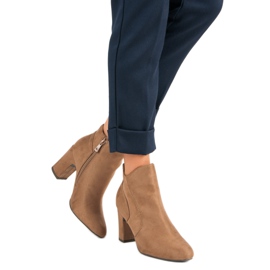 Kylie Elegantne čizme od antilopa smeđa 1