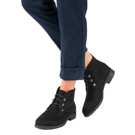 Sweet Shoes Čizme s niskim vezanjem do gležnja crno 1