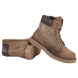 Bestelle Smeđe planinarske čizme smeđa 1