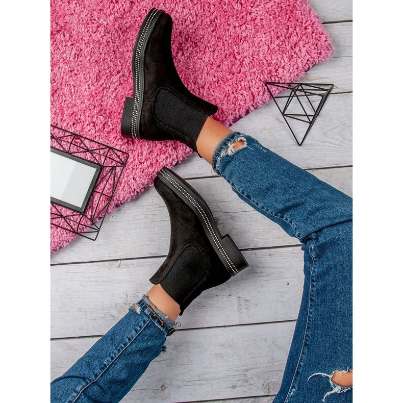 Seastar Ženske crne čizme crna 2