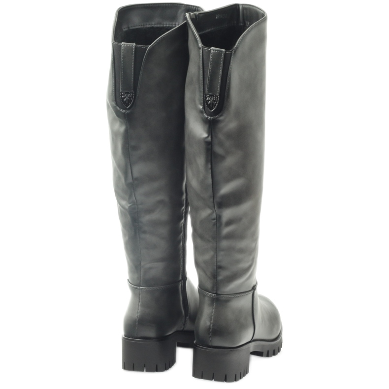 M.Daszyński Čizme s debelim dnom Daszyński MR1813 siva 4