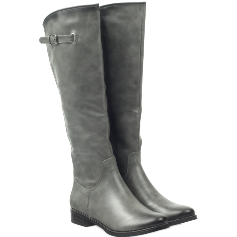 M.Daszyński Čizme Policajci Daszyński SA131 siva 3