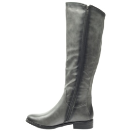 M.Daszyński Čizme Policajci Daszyński SA131 siva 2