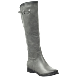 M.Daszyński Čizme Policajci Daszyński SA131 siva 1