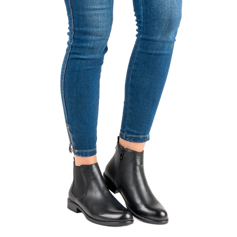 J. Star Niske čizme Chelsea crno 1