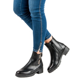 J. Star Klasične tople čizme crno 1