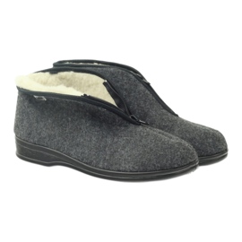 Befado muške cipele tople papuče 100M047 siva 3