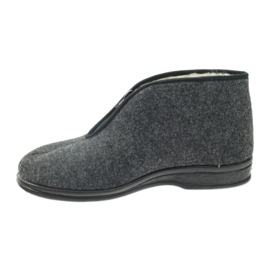 Befado muške cipele tople papuče 100M047 siva 1