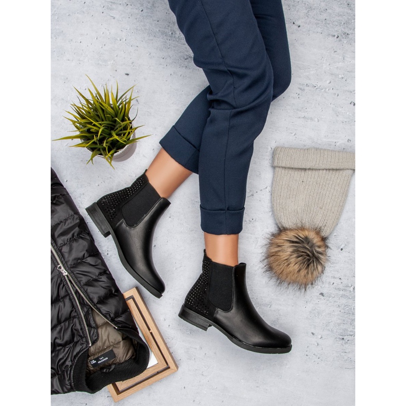 Seastar Elegantne čizme Jodhpur crno 1