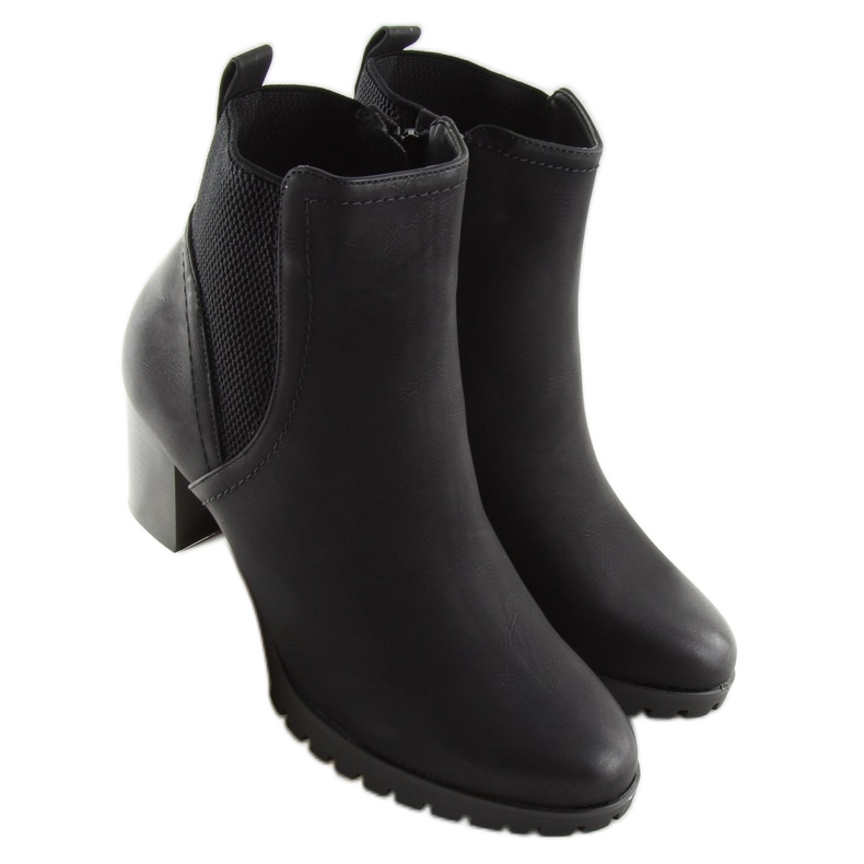 Crne visoke potpetice 6697 Crna 2