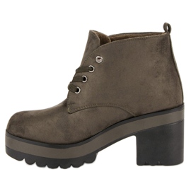 Lagane čizme s visokim potpeticama zelena 2