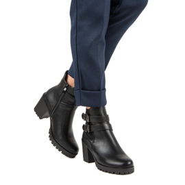 Filippo Ležerne čizme na postu crno 1