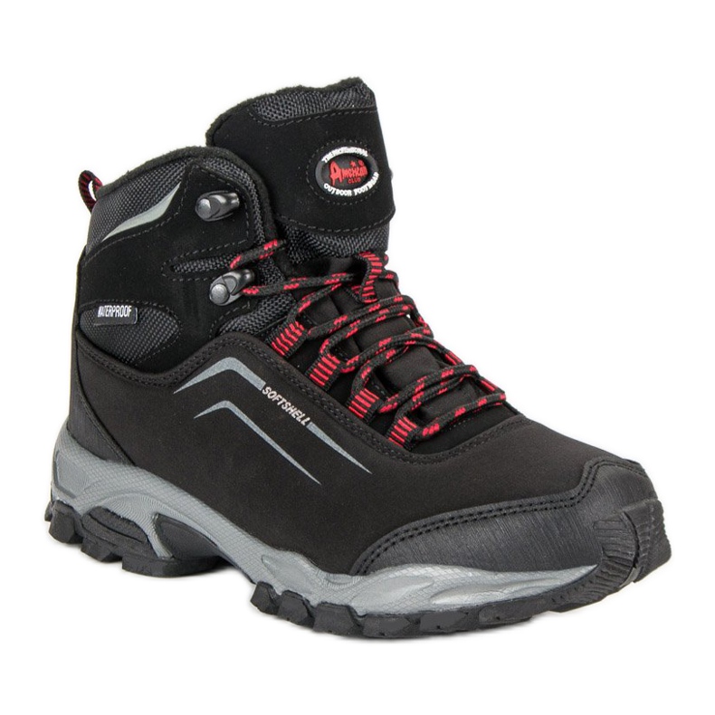 American Club Ženske zimske američke čizme crno 2