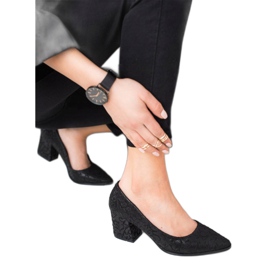 Kylie Elegantne crne pumpe crna 2