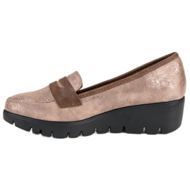 Kylie Natikače na klin bež 1