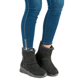 Crne čizme za snijeg crna 1