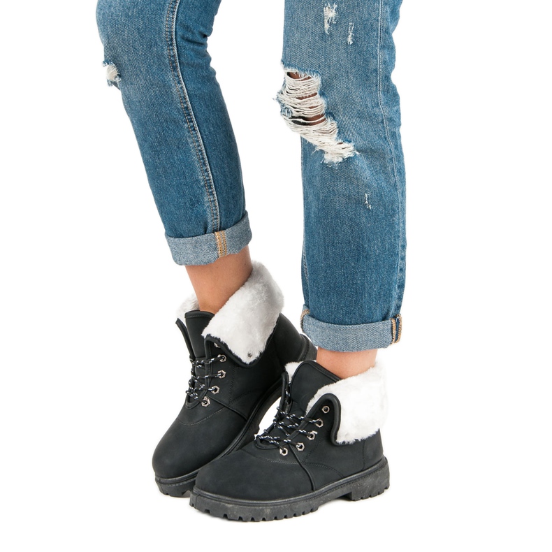 Crni hvatači s krznom crno 2