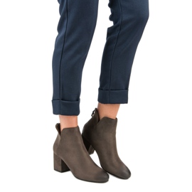 Vinceza Čizme na visoku petu od antilopa iz VINCEZE zelena 1