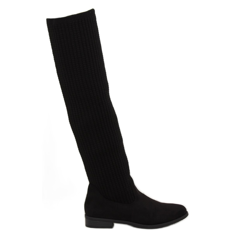 Crne čizme za bedra BM102 crne crno 2