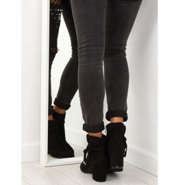 Crne YL56 Crne čizme s visokim potpeticama crna 1