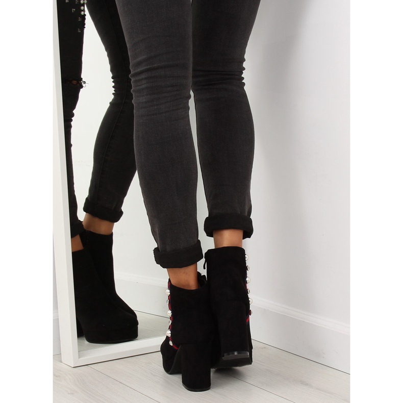 Crne YQ208 Crne čizme na platformu crno 1