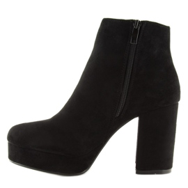 Crne YQ208 Crne čizme na platformu crna 2