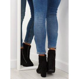 Čizme na stabilnoj peti crne SP03 Crne crna 1