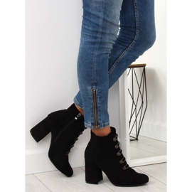 Crne OM-15 Crne čizme s visokim potpeticama crno 2