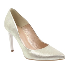 Espinto metalne pumpe na peti Złote 456/72 zlatna 1