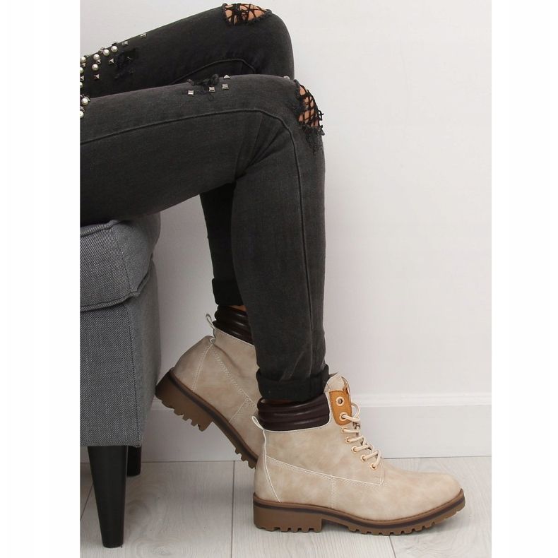 Drvene čizme za žene bež GD-ZN27 Bež 1