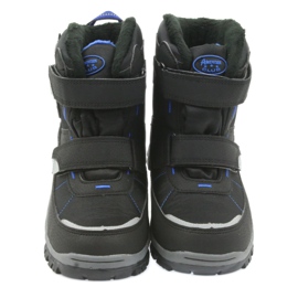 American Club Američke čizme zimske čizme s opnom od 1122 crna plava 4