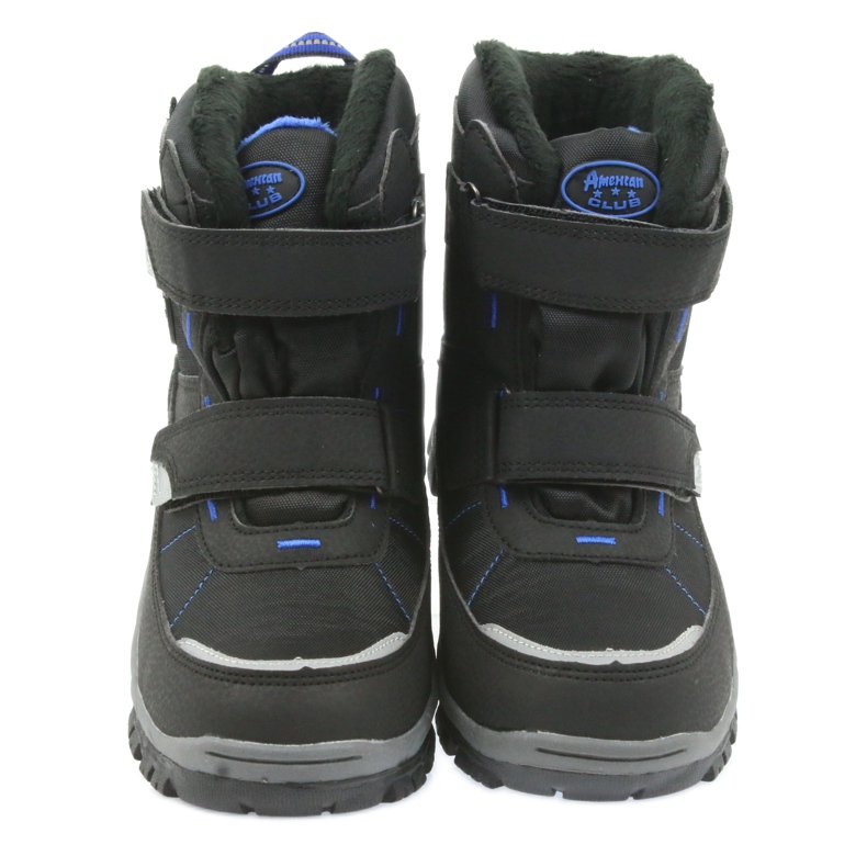 American Club Američke čizme zimske čizme s opnom od 1122 crna plava 4