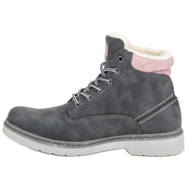 McKey Traperi s kaputom od ovčje kože siva 1