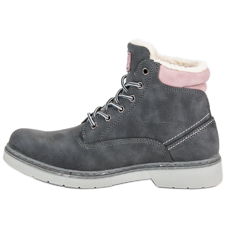 McKey Traperi s kaputom od ovčje kože siva 1