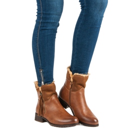 Forever Folie Tople ženske čizme smeđa 1