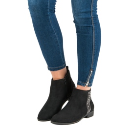 Sergio Todzi Elegantne ravne čizme crno 1