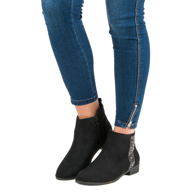 Sergio Todzi Elegantne ravne čizme crna 1