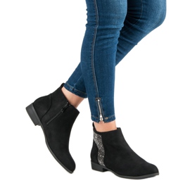 Sergio Todzi Elegantne ravne čizme crna 2