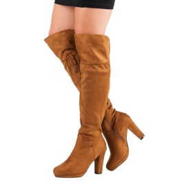 Čizme od antilopa na stupu smeđa 2