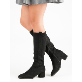 Filippo Klasične čizme od antilopa crno 2