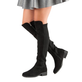 Filippo Čizme na ravnu petu crna 2